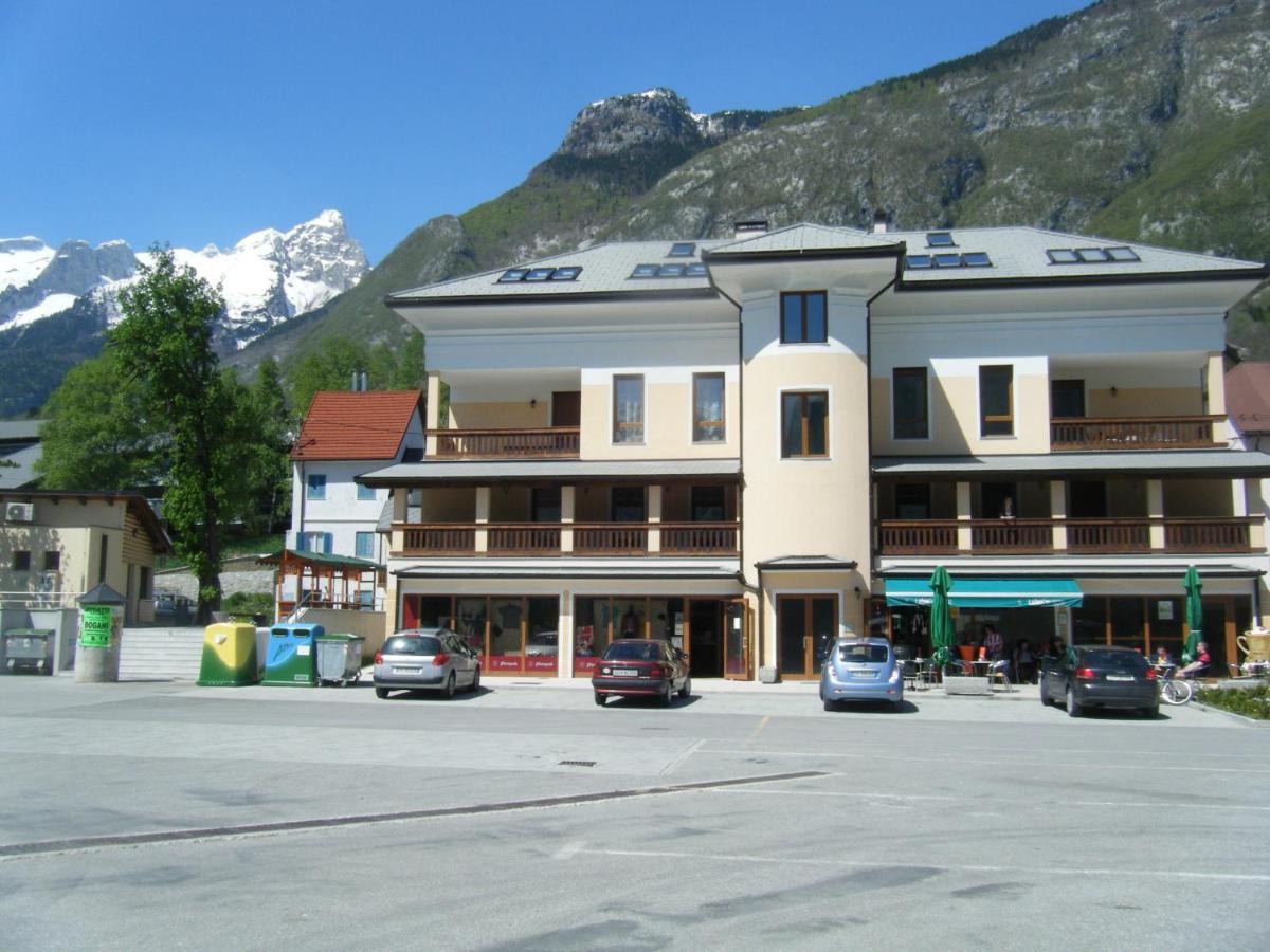 Vila Bovec Sunrise Apartment With Balcony Exterior foto
